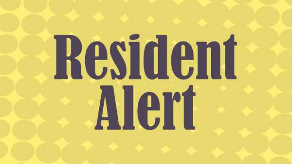 Resident Alert